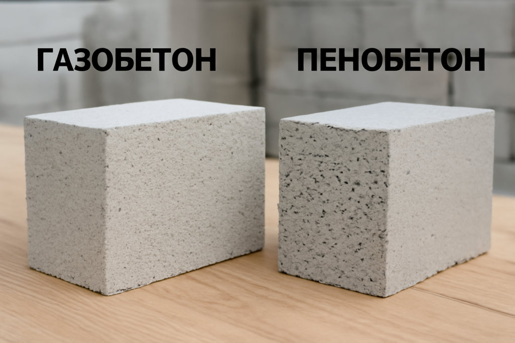 Газобетон или пенобетон: что выбрать для строительства дома?