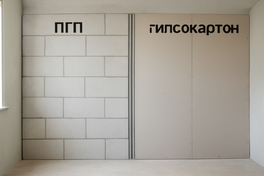 ПГП vs гипсокартон: как выбрать перегородку для дома или офиса