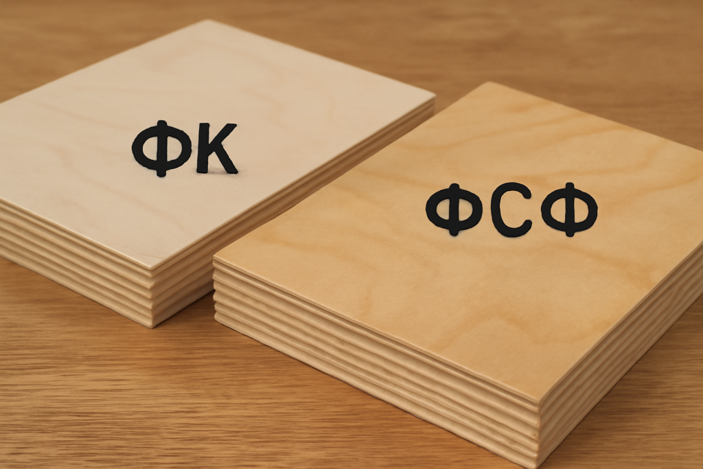 Фанера ФК и ФСФ: в чем разница и какую выбрать для дома